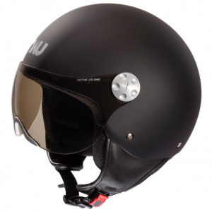 Helm Nau S Cyber mat zwart